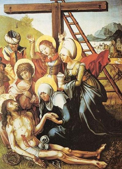 Die sieben Schmerzen Maria, Mitteltafel, Albrecht Durer